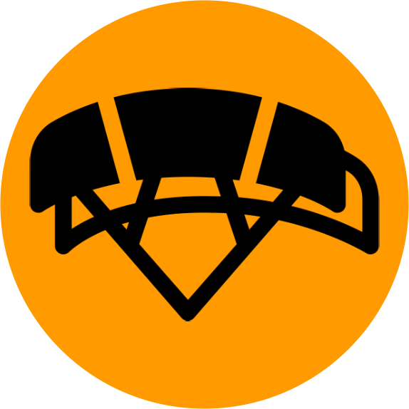 Logo de baseball stylisé